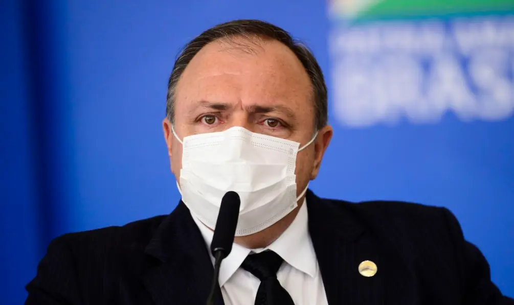 Imagem do ministro Eduardo Pazuello 