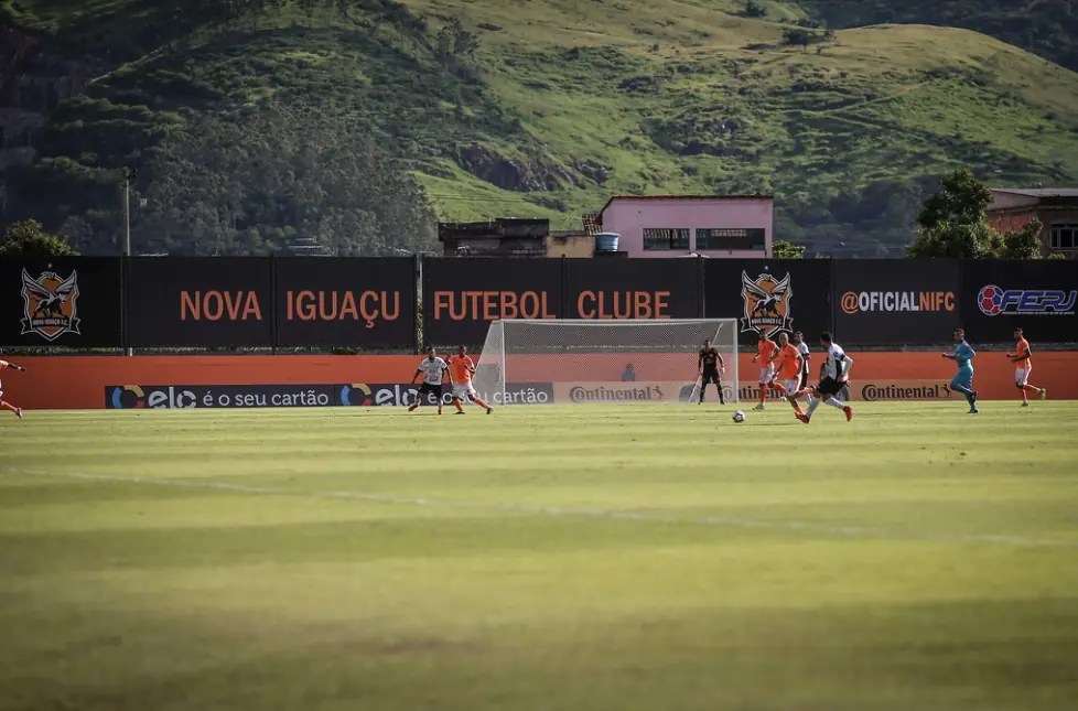 Estádio Janio Moraes, do Nova Iguaçu, recebeu diversos jogos que ocorreria no Rio de Janeiro (Foto: Pedro Martins/NIFC)