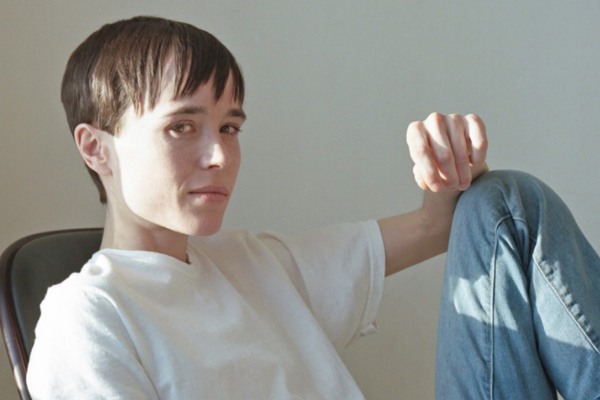 Imagem do ator Elliot Page