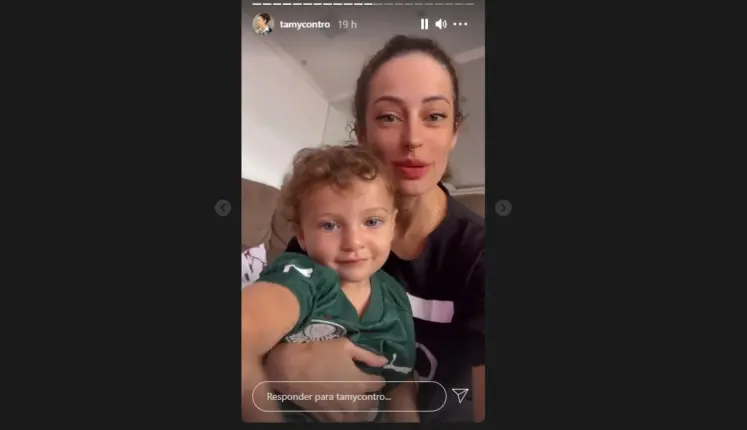 Esposa e filha de Projota do BBB21