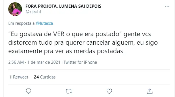 Sobre Sarah do BBB21