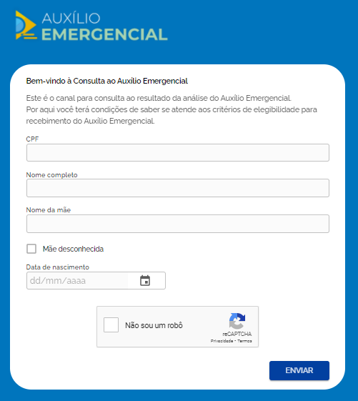 Contestar auxílio emergencial dataprev