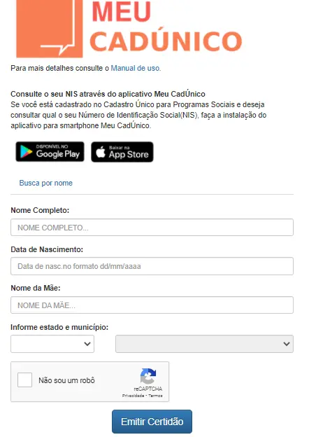 Como saber o número do NIS do Bolsa Família