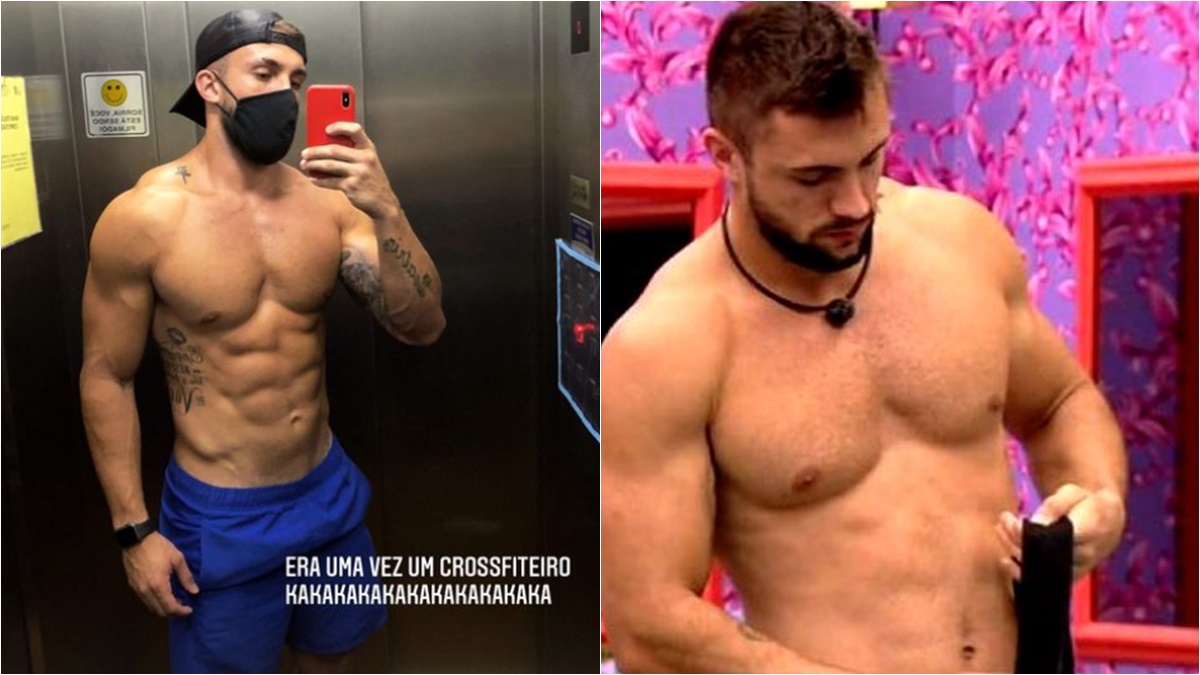 Antes e depois de Arthur do BBB21