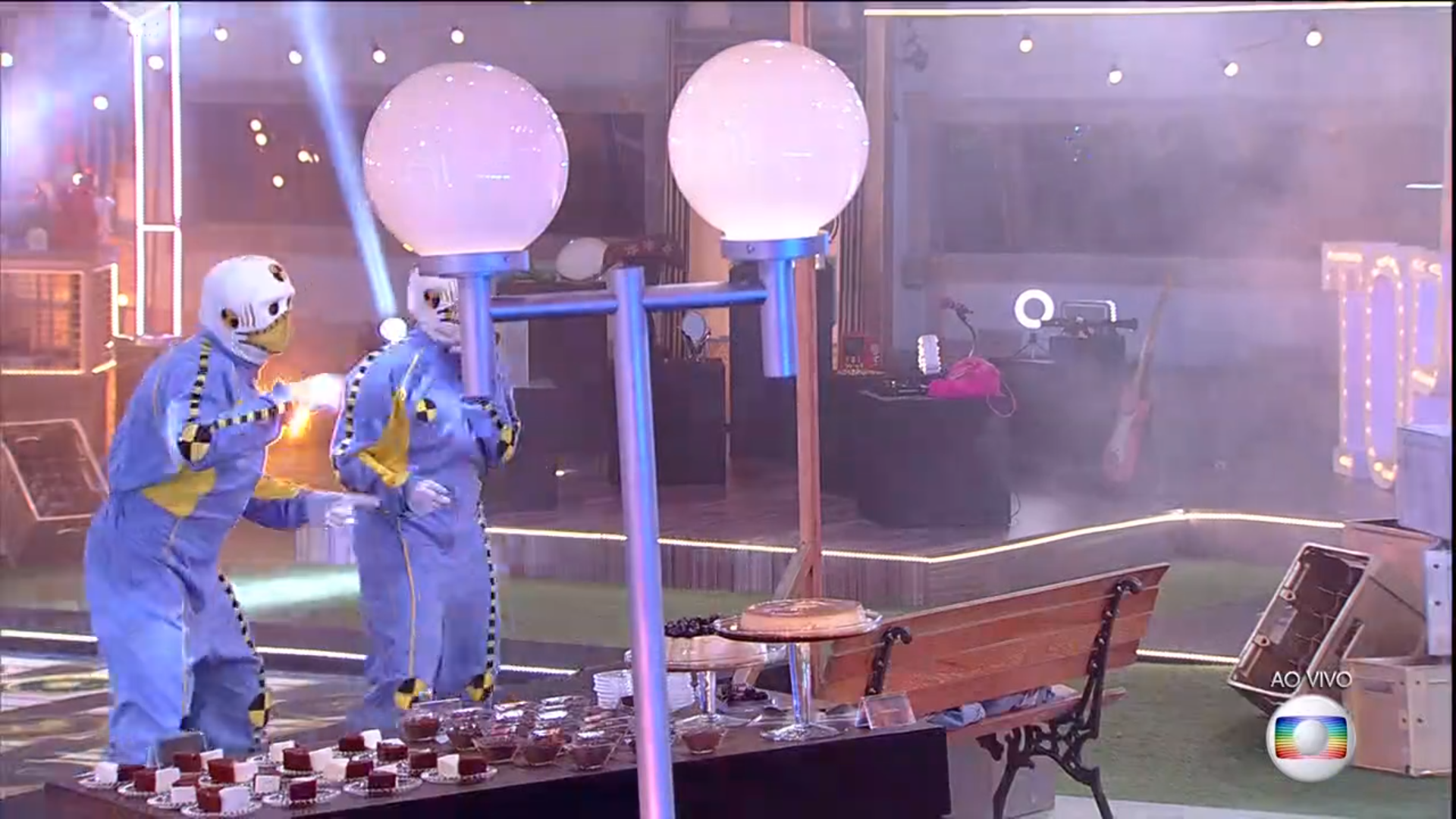 Boninho na festa do BBB21