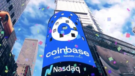 Coinbase estreia em alta na Nasdaq e fecha cotada a US$ 328