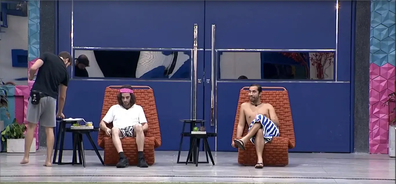 Caio, Gil e Fiuk BBB21