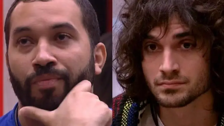 VÍDEO BBB21: Fiuk e Gil pulam pelados em piscina após paredão