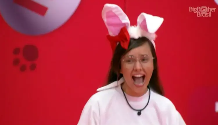 Thaís na prova do anjo BBB21