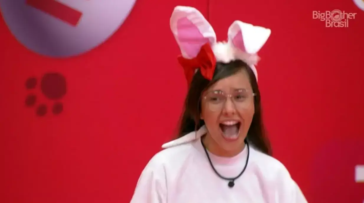 Thaís na prova do anjo BBB21 