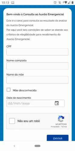 Portal de Consultas da Dataprev