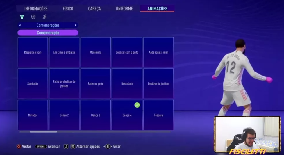 Veja como realizar a dança de Gil, no FIFA 21