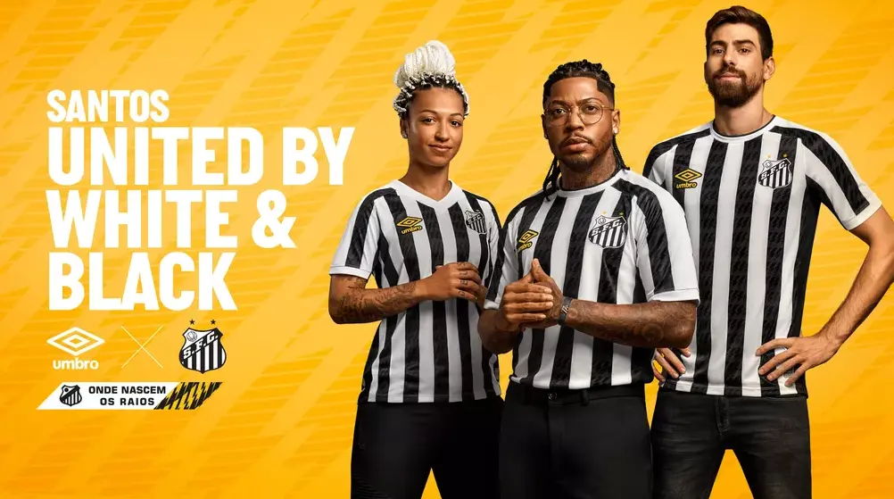 Veja a nova camisa número dois do Santos FC