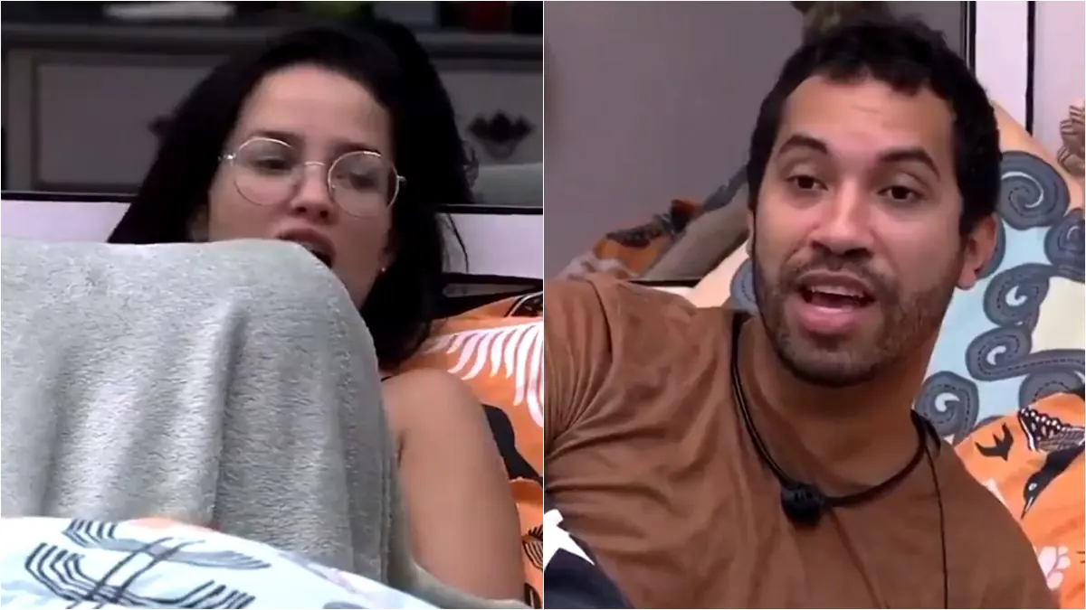 Juliette e Gilberto no BBB21