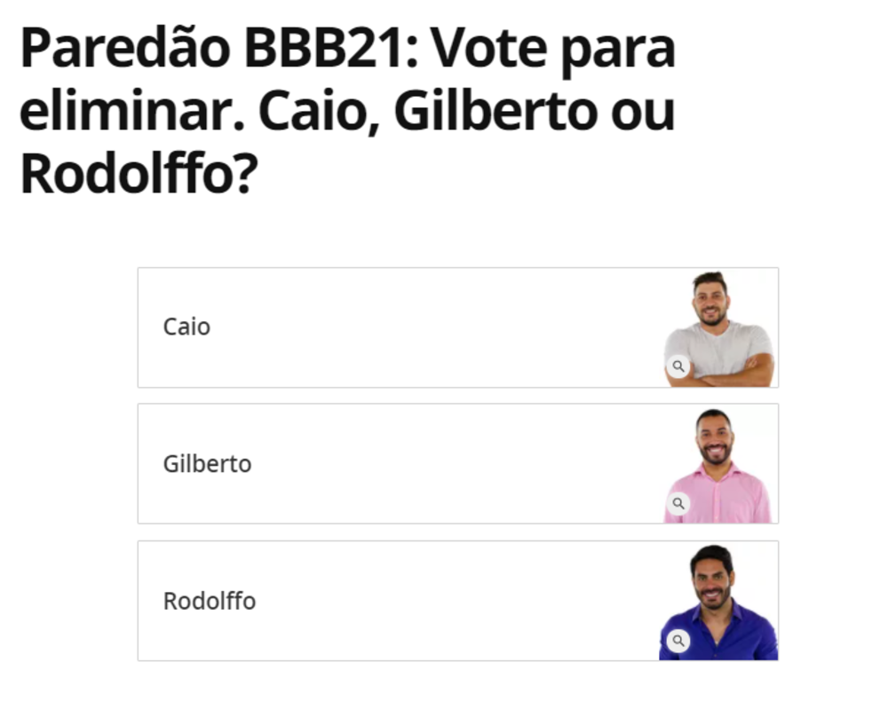 Enquete uol bbb