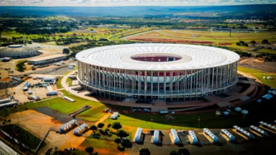 Qual a capacidade do Mané Garrincha para o jogo do Flamengo?