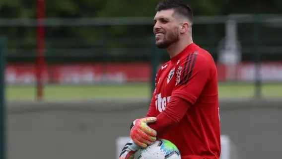 Veja imagens da nova camisa de goleiros do São Paulo para 2021