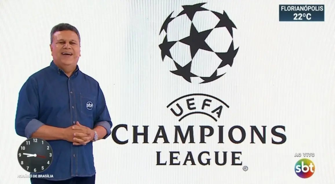 Sem grandes potencias na Champions League, SBT pode não ter a audiência que espera