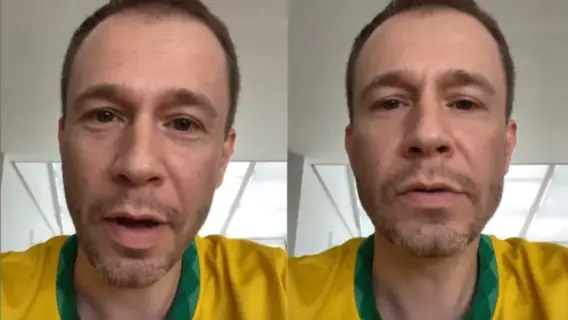 BBB21: Tiago Leifert promete exibir cena de Fiuk e Gil pelados