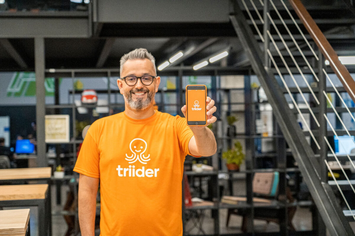 matéri fala sobre a plataforma de serviços Triiderfundador-triider