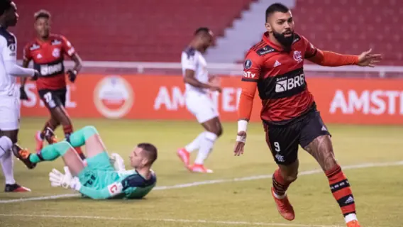 Gabigol vira artilheiro do Flamengo na Libertadores; veja os números