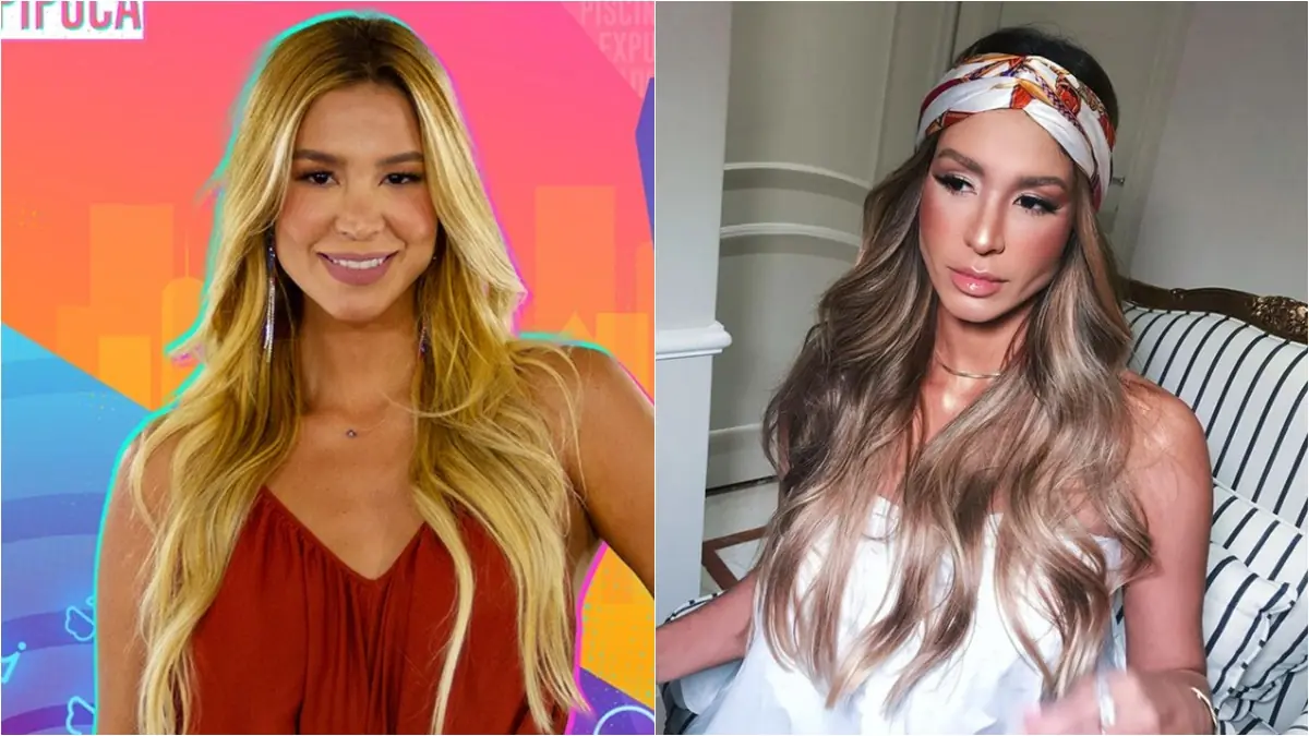 Kerline - antes e depois participantes BBB21