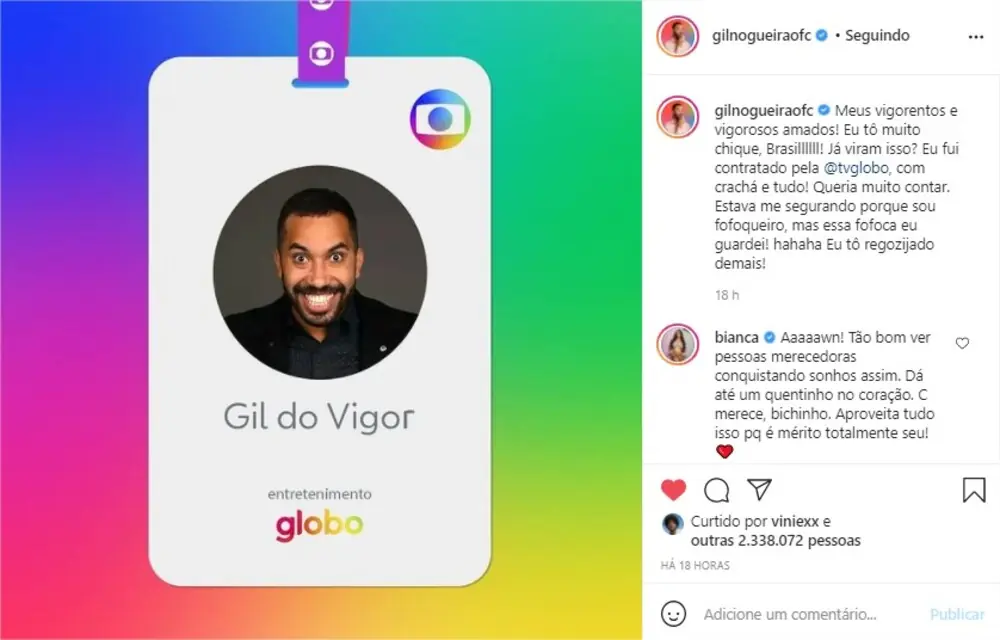 gil no encontro com fátima