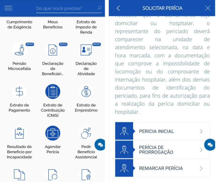 Agendar Perícia no INSS