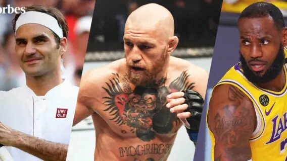 Lista da Forbes mostra os 10 atletas mais bem pagos do mundo