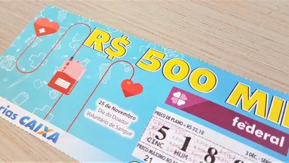 Loteria Federal 5561: bilhete de São Paulo ganha prêmio de R$ 500 mil