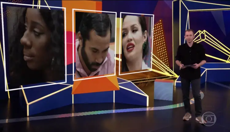Emparedados durante o discurso eliminação BBB21