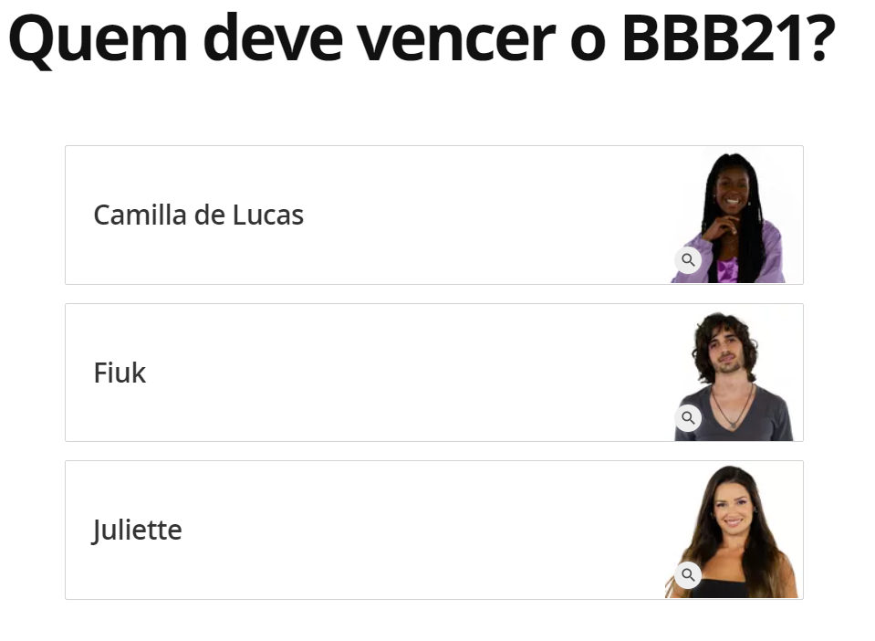 Enquete bbb uol