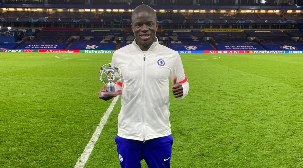Kanté melhor jogador do mundo? Veja a temporada do francês Kanté venceu como melhor jogador da partida em quatro ocasiões na última Champions League