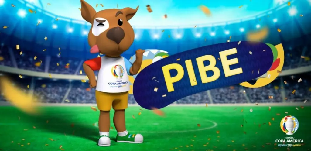 mascote oficial da Copa América 2021 mascote copa américa 2021