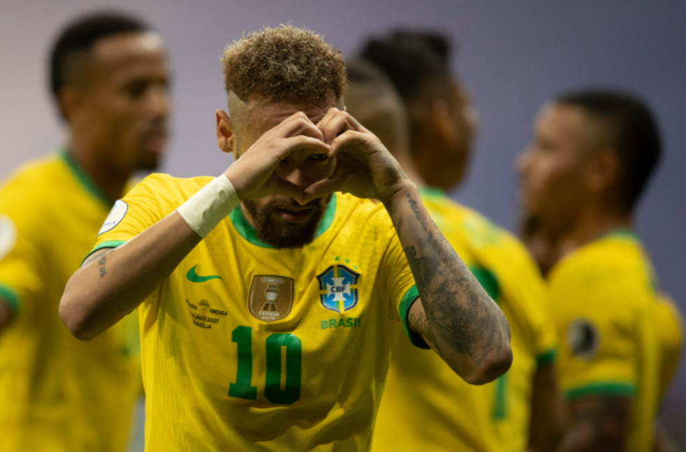 Brasil venceu Venezuela com gols de Marquinhos, Neymar e Gabigol