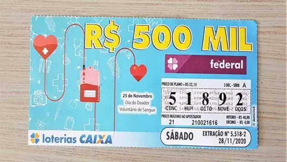 Loteria Federal 5567: prêmio de R$ 500 mil sai para bilhete de São Paulo