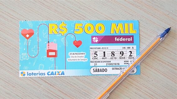 Resultado da Loteria Federal concurso 5569 de quarta (09/06/21)