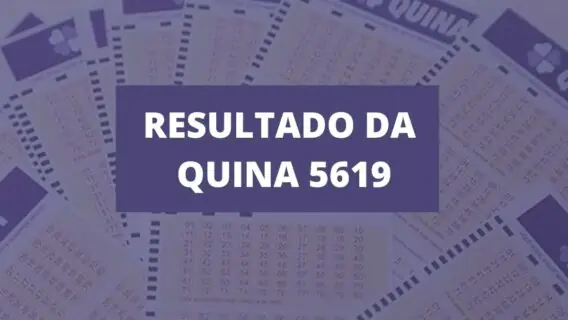 Resultado da Quina concurso 5619 de hoje, sexta-feira (30/07/2021)