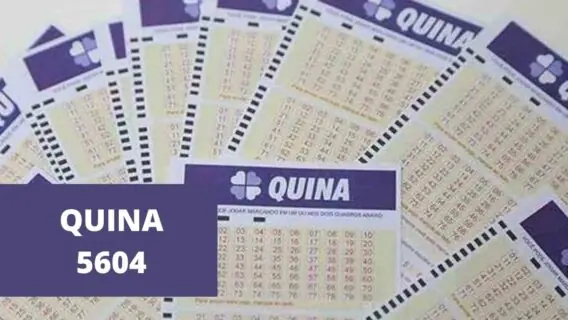 Resultado da Quina concurso 5604 de hoje, terça – 13/07/2021