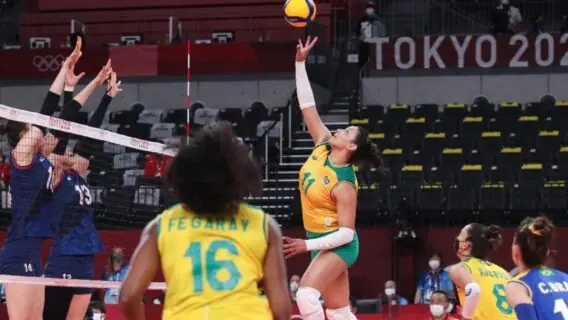 Jogo do Brasil no vôlei feminino – 27/7: onde assistir ao vivo e horário