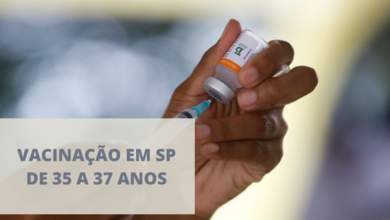 Calendário de vacinação SP para quem tem de 35 a 39 anos