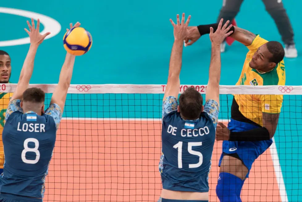Brasil está invicto até então com duas vitórias nos jogos do vôlei masculino