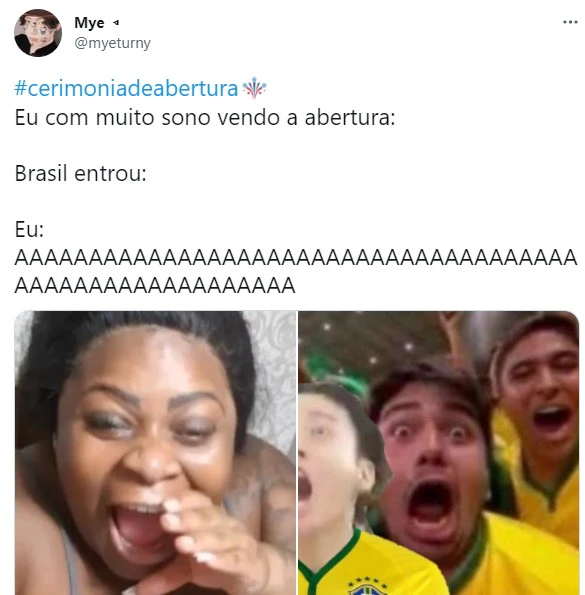 memes abertura das olimpíadas
