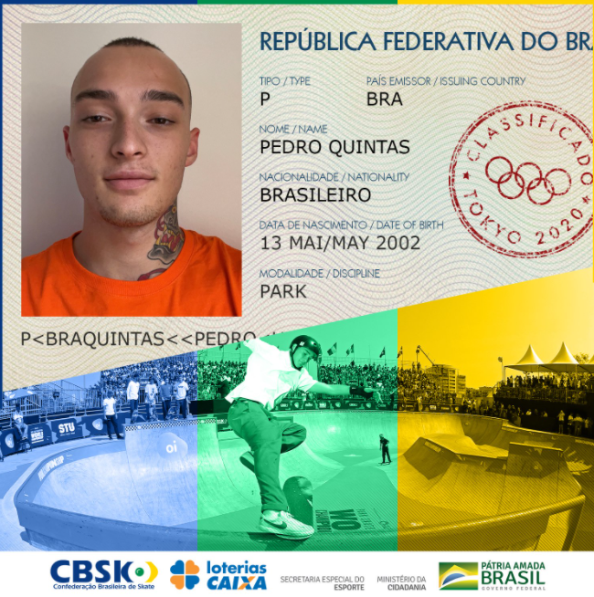 Pedro Quintas é o 10º do ranking geral no park masculino