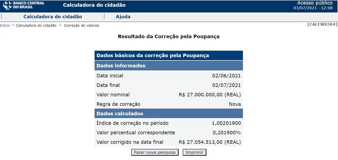 Cálculo do prêmio da Mega-Sena 2387