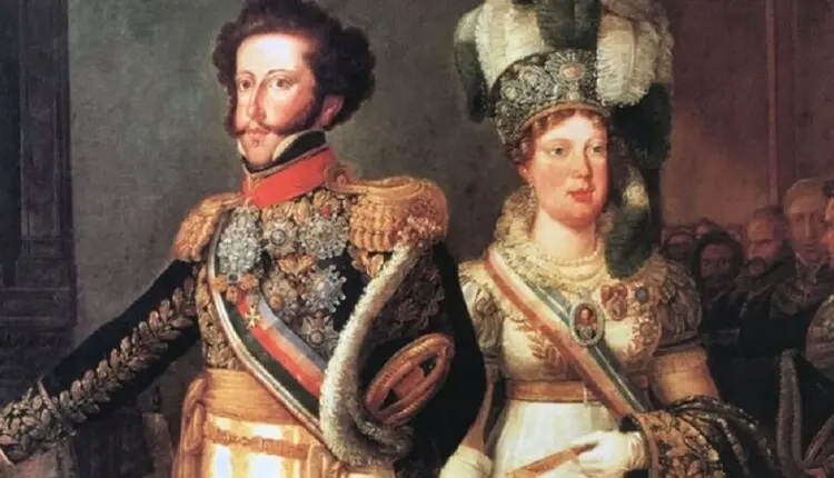 dom pedro I e esposa