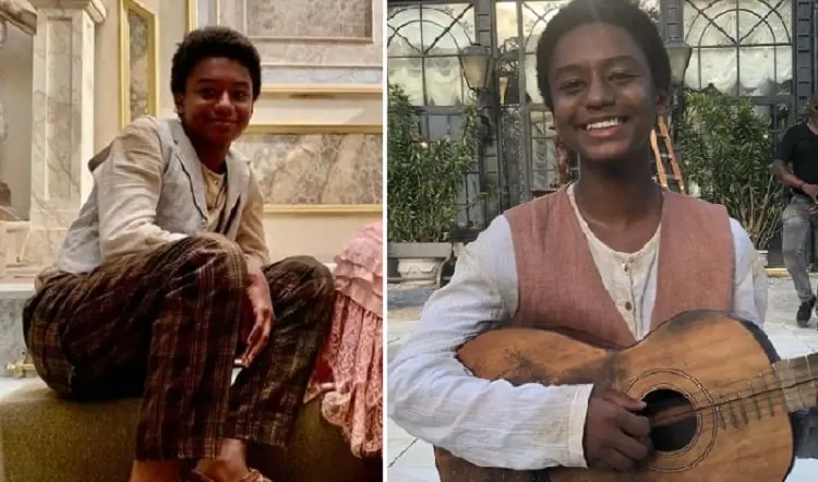 elenco infantil de Nos Tempos do Imperador