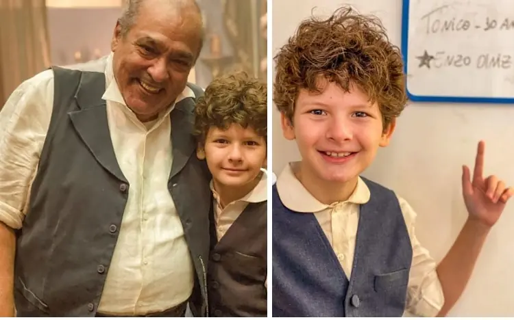 elenco infantil nos tempos do imperador