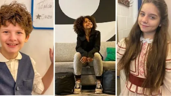 Nos Tempos do Imperador elenco infantil: quem é quem