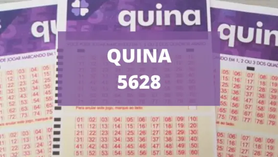 Resultado da Quina concurso 5628 de hoje, terça (10/08/21)